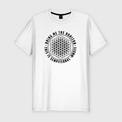 Футболка slim-fit BRING ME THE HORIZON, цвет: белый