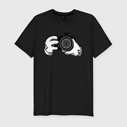 Футболка slim-fit Фотограф, цвет: черный