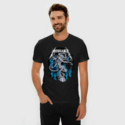 Футболка slim-fit Metallica - серый черт, цвет: черный — фото 2
