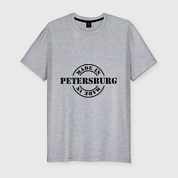 Футболка slim-fit Made in Petersburg, цвет: меланж