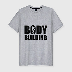 Мужская slim-футболка Bodybuilding