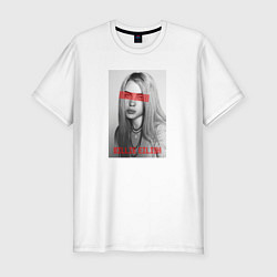 Футболка slim-fit Билли Айлиш, цвет: белый