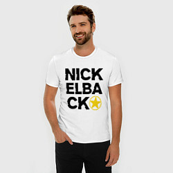 Футболка slim-fit Nickelback Star, цвет: белый — фото 2