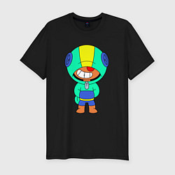 Футболка slim-fit Brawl Stars LEON, цвет: черный