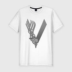 Футболка slim-fit Vikings, цвет: белый