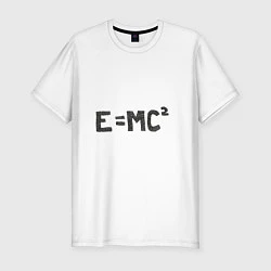 Мужская slim-футболка Теория относительности