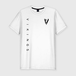 Футболка slim-fit VIKINGS, цвет: белый