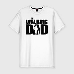 Мужская slim-футболка The walking dad