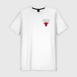Мужская slim-футболка CHICAGO BULLS