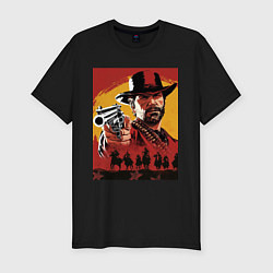 Футболка slim-fit Red dead redemption 2, цвет: черный