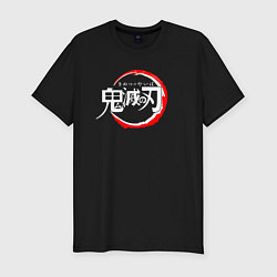 Футболка slim-fit KIMETSU NO YAIBA, цвет: черный