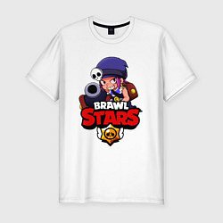 Футболка slim-fit Brawl Stars - Penny, цвет: белый