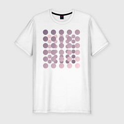 Мужская slim-футболка Abstract circles