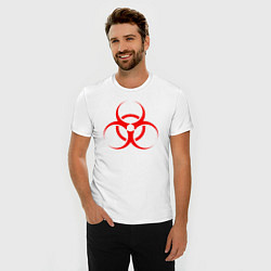 Футболка slim-fit BIOHAZARD, цвет: белый — фото 2