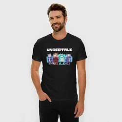 Футболка slim-fit UNDERTALE, цвет: черный — фото 2