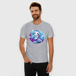 Футболка slim-fit UNDERTALE, цвет: меланж — фото 2