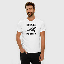 Футболка slim-fit ВВС России, цвет: белый — фото 2