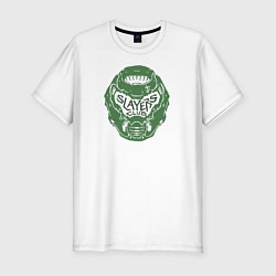 Футболка slim-fit Slayers Club, цвет: белый