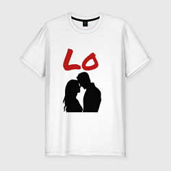 Мужская slim-футболка LOVE 1 часть