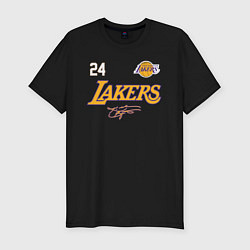 Футболка slim-fit KOBE BRYANT АВТОГРАФ, цвет: черный