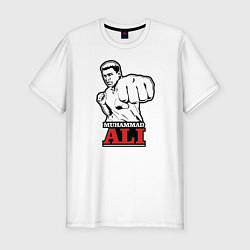 Мужская slim-футболка Muhammad Ali