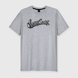 Футболка slim-fit West Coast Customs, цвет: меланж