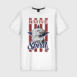 Мужская slim-футболка Native Spirit