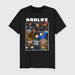 Футболка slim-fit ROBLOX, цвет: черный