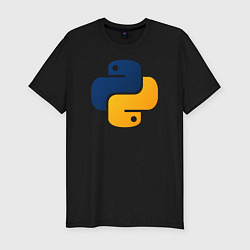 Футболка slim-fit Python, цвет: черный