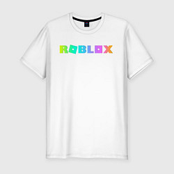 Мужская slim-футболка ROBLOX