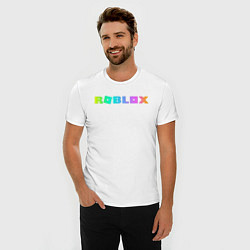 Футболка slim-fit ROBLOX, цвет: белый — фото 2