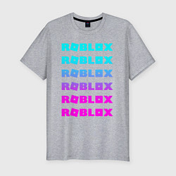 Футболка slim-fit ROBLOX, цвет: меланж