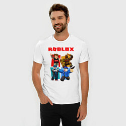 Футболка slim-fit ROBLOX, цвет: белый — фото 2