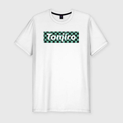 Мужская slim-футболка TANJIRO / Белый – фото 1