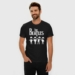 Футболка slim-fit Beatles, цвет: черный — фото 2