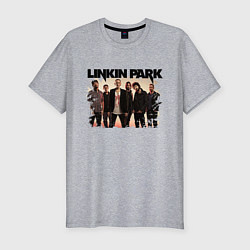 Футболка slim-fit LINKIN PARK, цвет: меланж