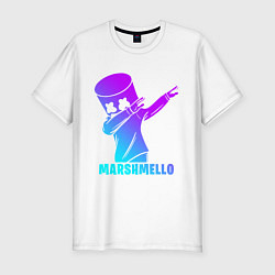 Футболка slim-fit MARSHMELLO, цвет: белый