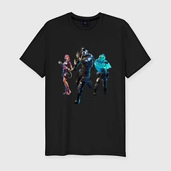 Футболка slim-fit Fortnite Фортнайт, цвет: черный