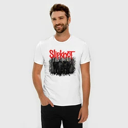 Футболка slim-fit SLIPKNOT, цвет: белый — фото 2