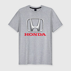 Футболка slim-fit HONDA, цвет: меланж