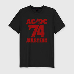 Футболка slim-fit ACDC 74 jailbreak, цвет: черный