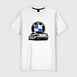 Футболка slim-fit BMW JDM, цвет: белый