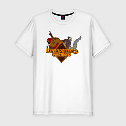Футболка slim-fit Darksiders Genesis, цвет: белый