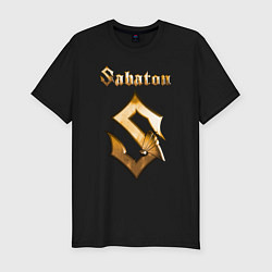 Футболка slim-fit SABATON, цвет: черный