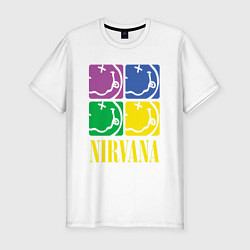 Футболка slim-fit NIRVANA, цвет: белый