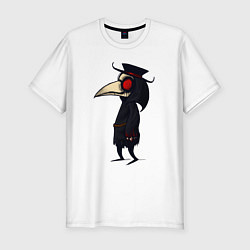 Футболка slim-fit ЧУМНОЙ ДОКТОР, цвет: белый