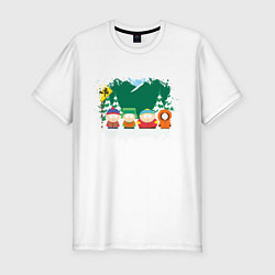 Мужская slim-футболка South Park