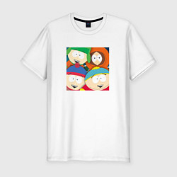 Футболка slim-fit South Park, цвет: белый