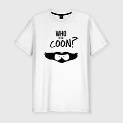 Футболка slim-fit South Park Who is the Coon?, цвет: белый