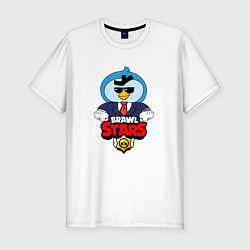 Футболка slim-fit BRAWL STARS MRP, цвет: белый